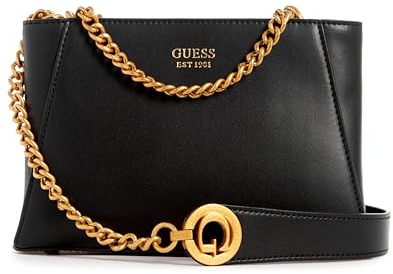 GUESS Damen Masie Double Compartment Mini, Crossbody, Schwarz