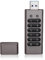 Lechnical 64GB 256-bit Encrypted USB Drive Password Secure Flash Drive USB3.0 U Disk Support Reset/Wipe/Auto Lock Function, Grey