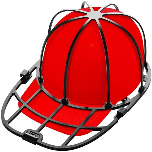 Eiito Cap Washer,1 Packung Kappe waschmaschinen form passend für Erwachsene/Kinder,basecap waschgestell Hat waschen(schwarz)