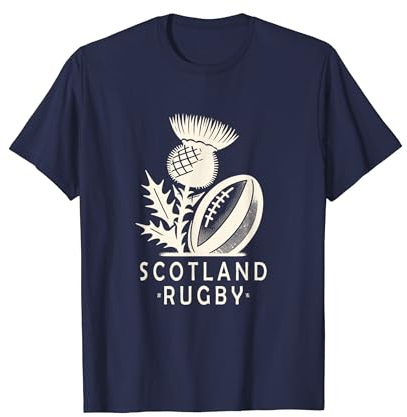 Schottland Rugby Jersey Vintage Scottish Rugby Shamrock T-Shirt
