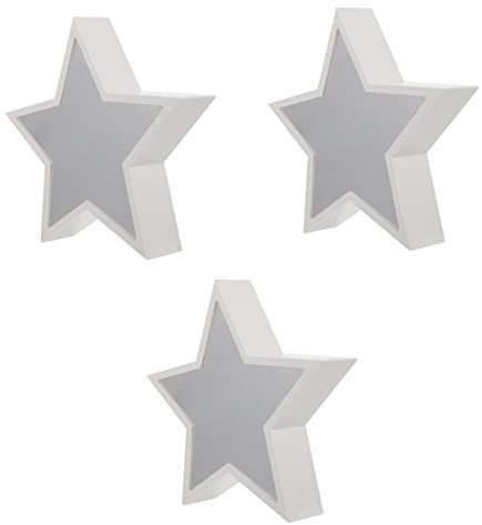 Uonlytech 3st Tunnellicht Led-tunnellampe Led-nachtlampe Schwebende Mondlampe Mondlichter Kleines Nachtlicht Led-schreibtischleuchte Mondwand Spiegel Plastik Weiße Wolken 3d Weihnachtsbaum