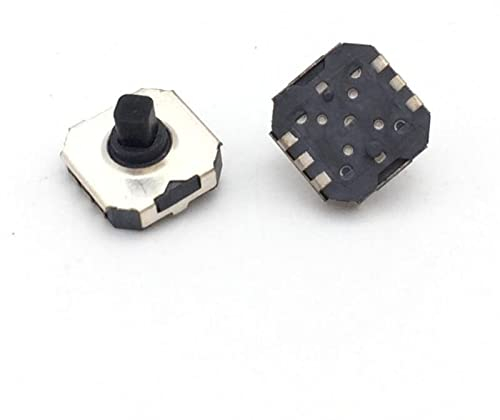 GETREY 10 Stück SKRHABE010 5-Wege-Richtungs-SMD-Taktschalter Druckknopf-Joystick in Multi 7 x 7,7 * 7 * 5 mm praktischer digitaler Telefonschalter, Knopfschalter, Netzschalter