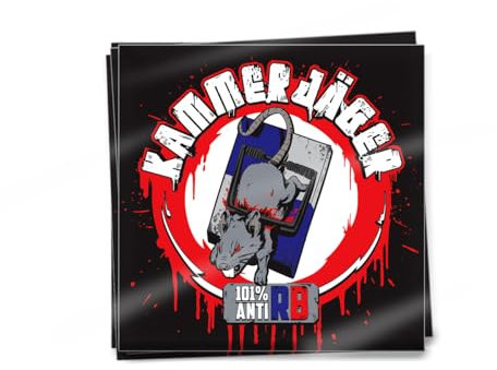 KNOW-MORE-STYLEZ Aufkleber ANTI RB Kammerjäger 50 Stück Set