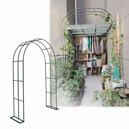 Arco da giardino in metallo robusto pergolato da arrampicata 120x220 cm 180x250 cm 240x250 cm pergola traliccio arco per matrimoni feste nuziali giardino prato cortile patio