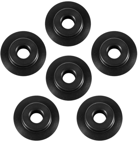 6stk Ersatzräder für Rohrschneider, Ersatzrad für Rohrschneider Kompatibel mit Ridgid 10 15 15-SI 20 Rohrschneidern für Ridgid 33165 Rohrschneider