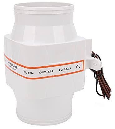 AKLOSIPY 4i 24V 270CFM e Inline-Marine-Bilgengebläse DC Elektrisches GebläseBilgengebläse4in 270CFM Bilgengebläse Inline-elektrisches e für Marineboote DC 24V