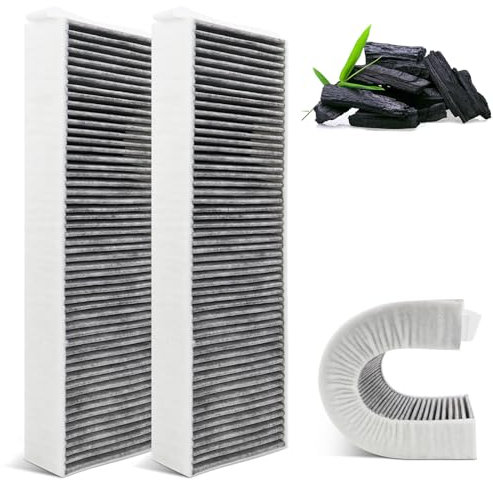 Jeinbuil 2 STK Filter für Bora, Aktivkohlefilter für Bora Pure/X Pure/S Pure/PURU Dunstabzug Ersatzfilter Zubehör