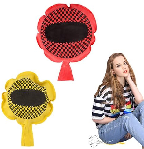 Cojin de Pedos,Cojín para Pedos,Cojín Autoinflable para Pedos,Cojin Echa Pedos,Articulos de Broma Pedos,para Niños y Adultos para Bromas y Diversión,2 Piezas 