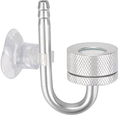 Regulador de CO2, Acuario DIY CO2 Kit de sistema generador CO2 Difusor del contador de burbujas generador con válvula solenoide for el crecimiento de las plantas acuáticas Sin oxidarse(CO2 Diffuser)