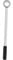 MAGICLULU Fensterhebelgriff fenstergriff verlängerung Vorhangstange für schwere Vorhänge Fenstergriff Schiebefenster Blindstock mit Haken Jalousie-Druckstange Blindstange Plastik Silver 47 CM