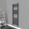 Lux Heat Anthracite Grey Ladder Towel Radiator 1200mm (H) x 400mm (W)