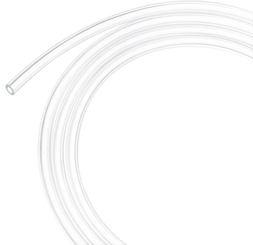 M METERXITY Klarsichtschlauch, 0,08 Zoll (2 mm) ID 0,16 Zoll (4 mm) OD, 10 Fuß (3,0 m) Länge PVC-Schlauch Niederdruck Flexibler Vinylschlauch für Garten/Wasserschlauch Luftleitung Aquarium