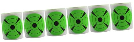 Kisangel 3 Sätze Streifen Punkt Fix Etikett Befestigungselemente Klebrig Splatter-ziele Zielscheiben Aus Pappe Silhouetten-schießziel Ziele Bausatz Papier Bb Abs 2 Rollen * 3