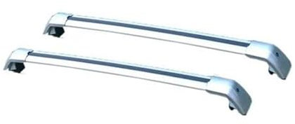 Dachträger Für VW ID4 ID.4 X 2021 2022 2023 2024 2Pcs Dach Bars Seite Bars Kreuz Schienen Dach Rack Gepäck Dachrelings(Silber)