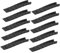 Homoyoyo 10 Pièces Entretoise De Réglage Piscine Grande Tuile Fournir Stabilisateurs De Table Amélioration Cale De Toilette Entretoises Chaud Cales Et Cales pour Le Nivellement Abdos Black