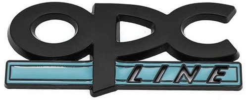 POSDLQU 3D Auto Emblem Aufkleber für Opel Astra Corsa OPC Line, Metall Abzeichen Auto Sticker Abziehbild, Aufkleber Auto Emblem für Karosserie Dekoration,E