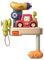 Baby Bath Shower Head, Rotating Car Sprayer, Lernspielzeug Wasserspielzeug, Spaß Showering Sprinkler, Ideal für Kinder Alter 0-3, Kinder, Bathtub Play, Daily Use, 24 x 9,06 x 4,92 cm