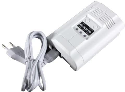 EXCEART Gasmelder Lecksensor Tester Für Privathaushalte Gassensor Mit Warnalarm Und Led-warnleuchte Erkennt Methan Flaschengas Lpg
