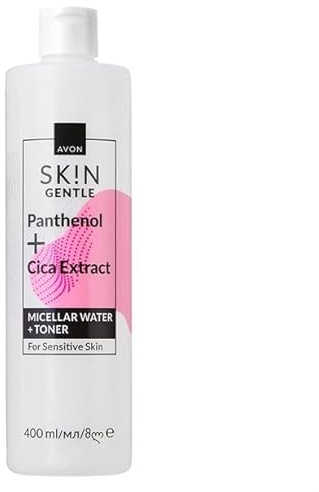 Sk!n Gentle 2in1 Mizellen- und Gesichtswasser mit Panthenol & Cica Extrakt, 400 ml