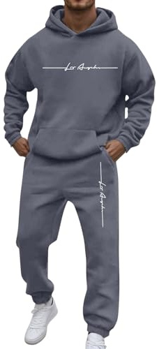 CEWIFO Tuta Sauna Uomo Boxe Impermeabile Antipioggia Moto Attillata Latex Sportiva Taglia Forte Hoodie Oversize Pantaloni Cotone Lavoro