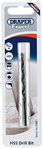 Draper Expert 3/16-Inch HSS Drill Bit for Metal Pack of 2