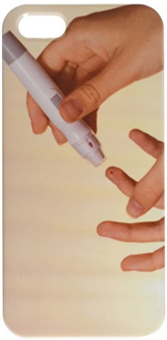 Messung Level von Glukose im Blut mit Blutzuckermessgerät Handy Schutzhülle iPhone5