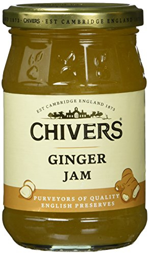 Chivers Ginger Jam, authentische englische Konfitüre für Ingwer Liebhaber, Ideal zum Frühstück, aufs Brötchen, 6er Pack, 340g