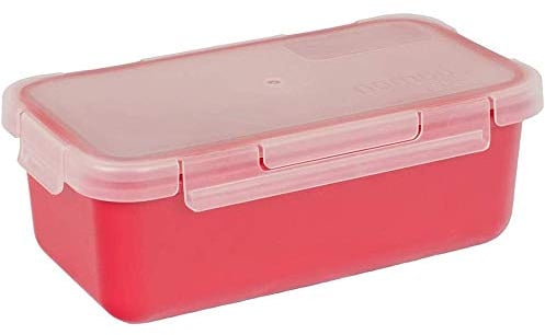Valira Porta alimentos - Contenedor hermético de 0,75 L hecho en España, color frambuesa