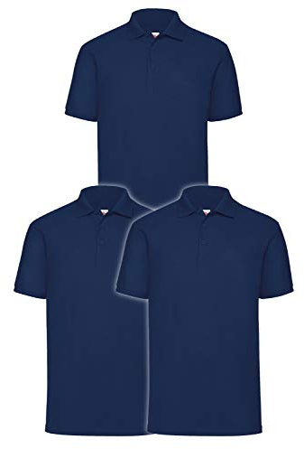 Fruit of the Loom Men's Polo Shirt (Pack of 3)