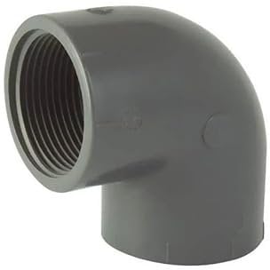 Codital Coude 90° PVC Pression à Visser FF 1 1/4 de Raccord PVC Pression