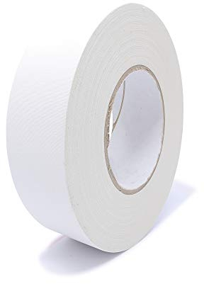 gws Gewebeklebeband 1 Rolle, premium Panzertape in Profi-Qualität mit Natur-Kautschukkleber, Wasserdicht, Breite: 30mm Länge: 50m, Farbe: Weiß