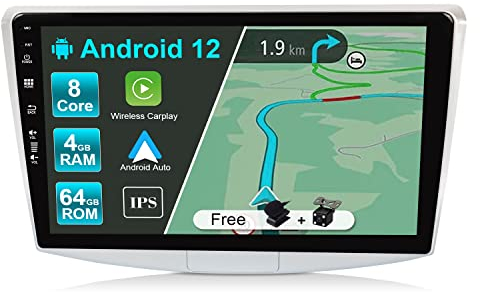 JOYX Android 13 Autoradio Passt für Passat B6/B7 Magotan/CC (2010-2018) - [4G+64G] - Eingebaut DSP/Carplay/Android Auto - LED Kamera KOSTENLOS - IPS 10.1 Zoll - Mit Lenkradsteuerung 4G WiFi BT5.0 DAB