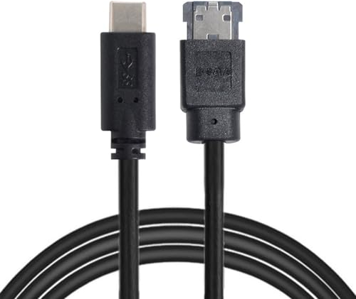 NFHK Adaptateur USB-C Type-C vers alimentation eSATA DC5 V USB3.0 vers HDD/SSD/ODD eSATAp Convertisseur