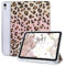 Vozehui Custodia per il Nuovo iPad 10a Generazione 2022, Custodia per iPad 10.9 Pollici con Supporto per Matita, Cover Protettiva con Supporto Trifold per iPad 10a, Auto Wake/Sleep, Leopard