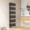 EMKE Radiatore Portasciugamani Ovale 1740x600 mm, Radiatore da Bagno Portasciugamani Scaldasalviette Asciugasalviette Laterale 823 Watt,Antracite