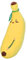 DRESSOOS Gefülltes Kissen Mit Banane Bequemes Weiches Dekokissen Für Das Wohnzimmer Dekoratives Bananenkissen Für Zu Hause