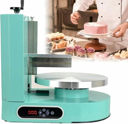 Máquina para extender pasteles, alisador ajustable para glaseado, herramientas para hornear pasteles de cumpleaños, máquina para decorar pasteles, alisador y raspador, máquina portátil para