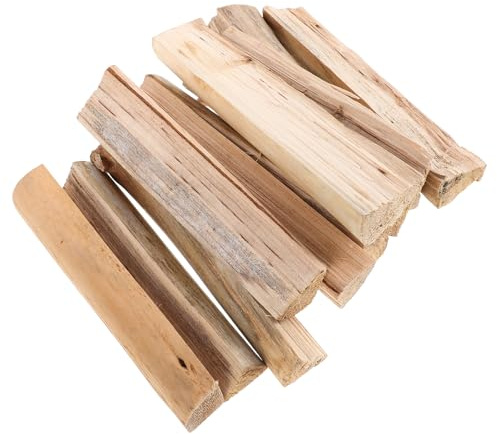 Generico 10 Pezzi Legno per Affumicatura Forno, Tronchetti Legna da Ardere Puliti e Naturali, per Cucina All'aperto e Pizza al Forno a Legna