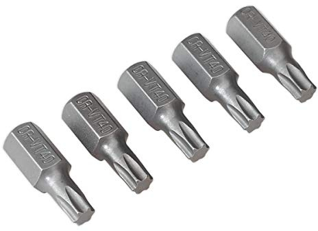 Sealey Tx40S5 TRX-Star T40 Bit Short Pack of 5