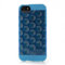 Hard Candy Hülle (für iPhone 5, Ballon-Design) Neonblau