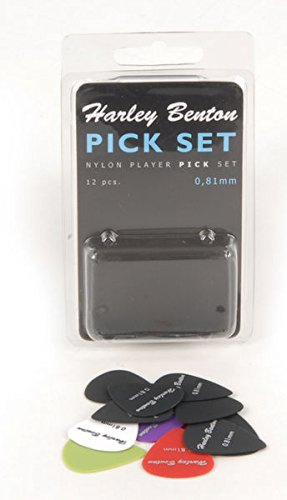 Flat Band 12 Plectrums for Acoustic and Electric Guitar