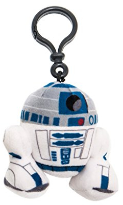 Joy Toy 1500163 - Schlüsselanhänger in Plüsch, Star Wars R2-D2 8 cm