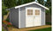 Weka 122.3030.45001 Gartenhaus Größe 5, Grau, 380 x 320 x 249 cm