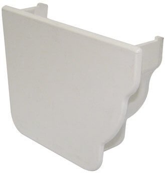 FloPlast Ogee White Internal Stopend Left Hand