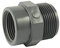 Réduction Male/femelle en PVC - Ø A: 3/4'' | Ø B: 3/8''