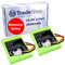 TradeShop Lot de 2 batteries LiIon de qualité supérieure 18,5 V 2600 mAh pour robot tondeuse Husqvarna Automower 310 2015 2016 2017 Automower 315 2015 2016 2017 remplace 584852801, 584 85 285 2