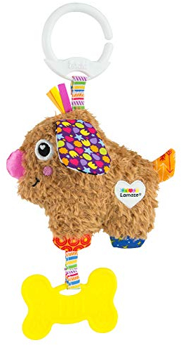LAMAZE Pippin der Welpe Baby Spielzeug Clip On Baby Kinderwagen Spielzeug & Kinderwagen Spielzeug Neugeborenes sensorisches Spielzeug für Babys Jungen & Mädchen von 0-6 Monaten