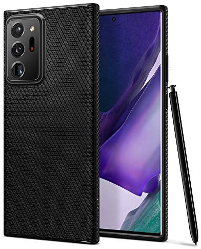 Spigen Liquid Air Hülle Kompatibel mit Samsung Galaxy Note 20 Ultra -Matte Black