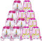LATERN 12 Stück Einhorn Kordelzug Partytüten, 2 Stil Partybedarf Geschenktüte Rucksäcke Süßigkeiten Schokolade Paket Taschen für Kinder Geburtstagsparty Baby Shower - 34,5 x 28,5 cm