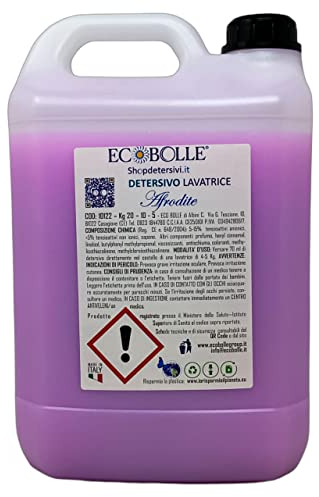 Afrodite - Detersivo Per Lavatrice, Concentrato e Super Profumato (5KG)